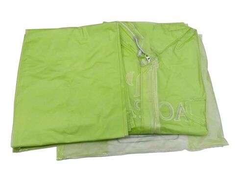 Men Neon Green Pvc Raincoat Set