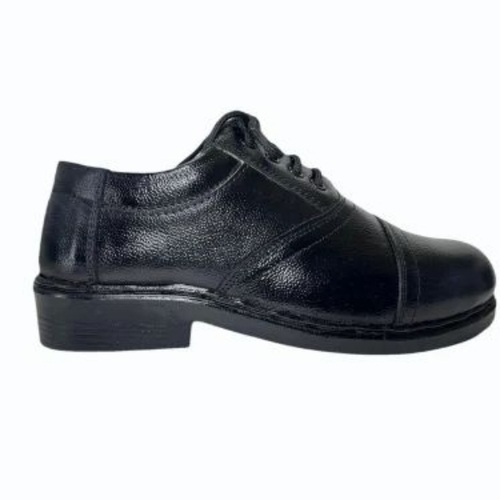 Mens Leather Shoes - Color: Black