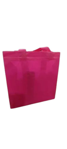 Pink Plain Non Woven Carry Bag