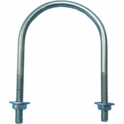 Premium Design U Bolts - Heat Treated Alloy Steel, M8-M100 mm Silver, Zinc Plated Hex Head Coarse & Fine Thread