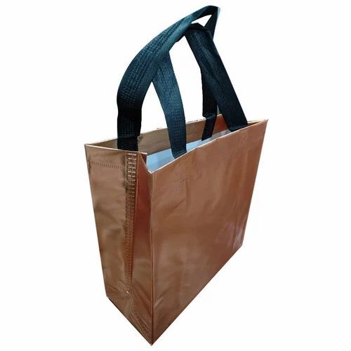 Rose Gold Color Loop Handle Non Woven Bag