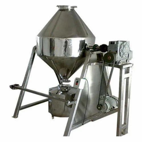 Semi Automatic Double Cone Blender Machine