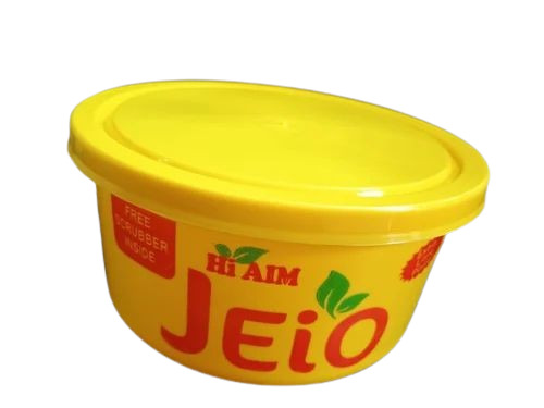 Yellow Round Dish Wash Tub