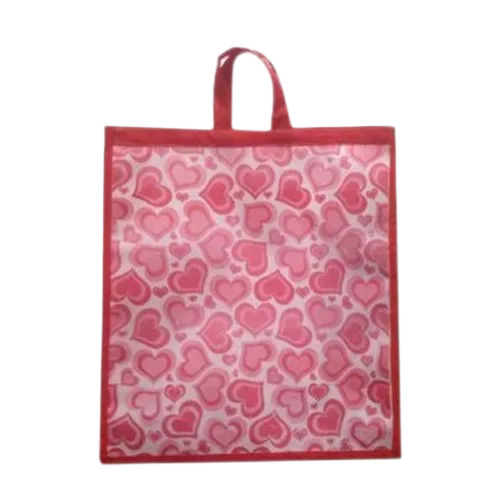 Heart Print Non Woven Bag