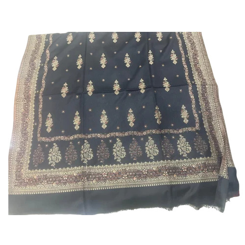Ladies Black Jamawar Shawl