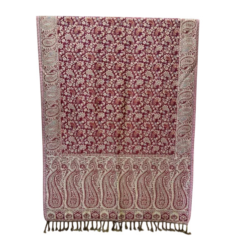 Multicolor Viscose Plain Shawls