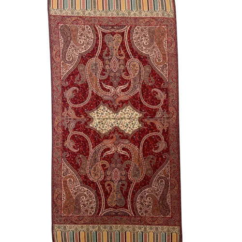 Red Kashmiri Carpets Shawls