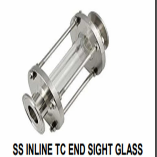 Ss Inline Sight Glass Union End