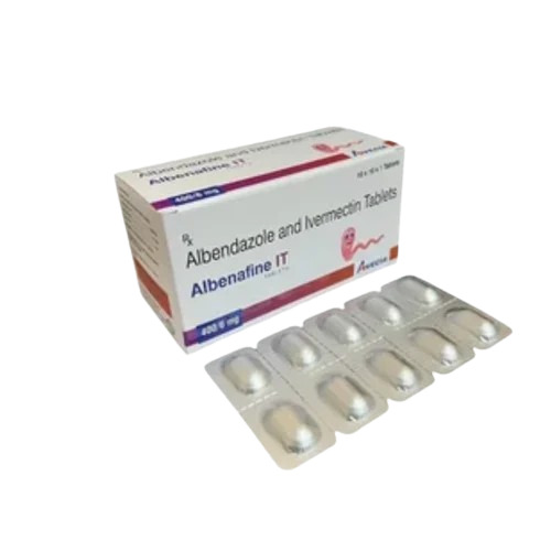 400 Mg Iverbend Ivermectin And Albendazole Tablet - 1x10 Tablet Strip, Prescription Hospital Use