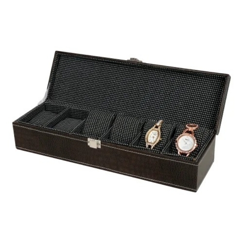 Black Textured Watch Box