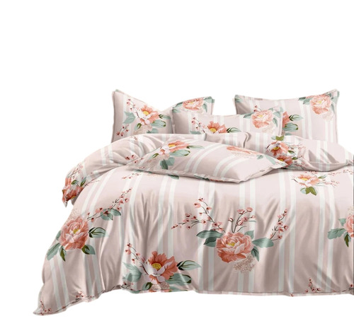 Floral Printed King Size Bed Sheets