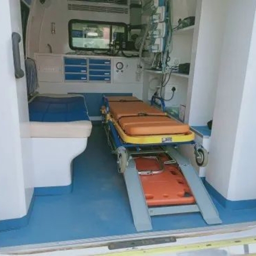 Folding Brite Stretcher Cum Wheel Chair