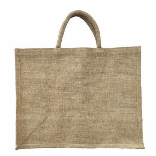 Jumbo Jute Bags - 5 Kg, 140 GSM Brown, Rope Handle | Durable, Eco-Friendly, Fine Finished, Plain Pattern