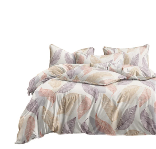 Multicolor Printed King Size Bed Sheets Set