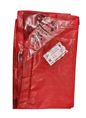 Red Color Silpaulin Plastic Tarpaulin