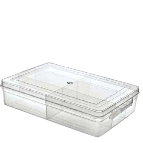 Transparent Six Partition Box