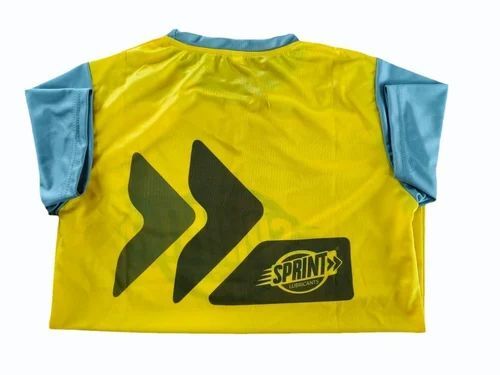 Yellow Promotional Men Polyester T Shirt