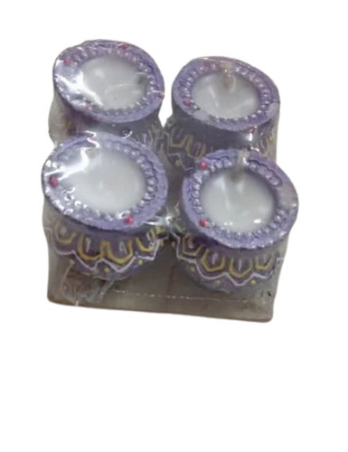 Diwali Purple Diya Set