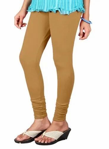 Ladies Plain Cotton Leggings 