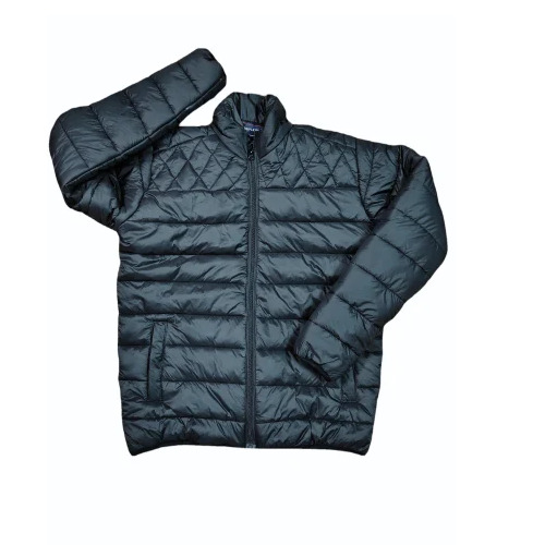 200 Gsm Black Puffer Winter Jacket