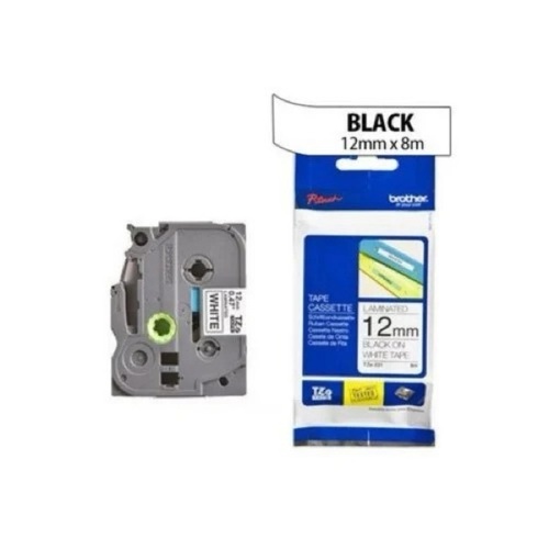 Brother Black White 12mm Label Tape