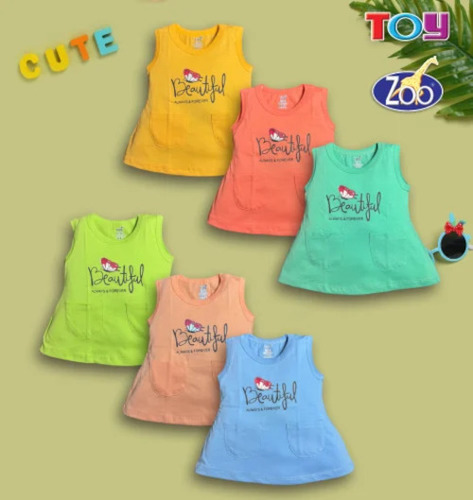 Cotton Fabric Girls Kids Infant Wear