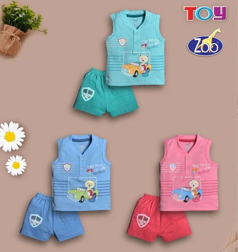 Cotton Fabric Infant Wear Set - Feature: Vibrant Color
