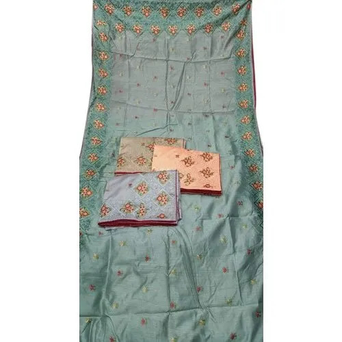 Dola Silk Resham Embroidery Saree