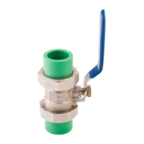 Double Union Brass Ball Valve For Ppr
