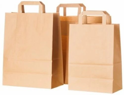 Flat Handle Paper Bags