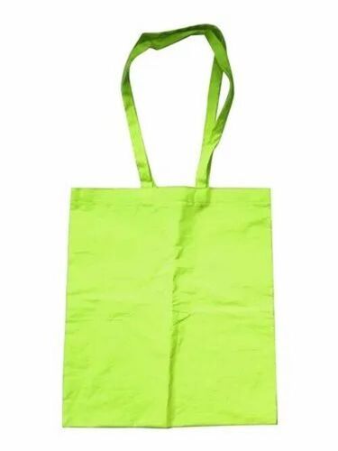 Green Loop Handle Cotton Carry Bag