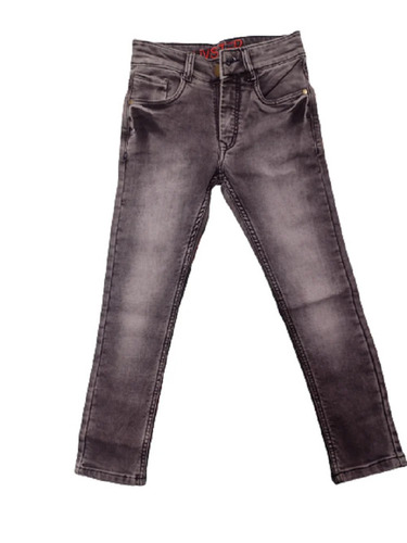 Kids Boys Brown Denim Jeans