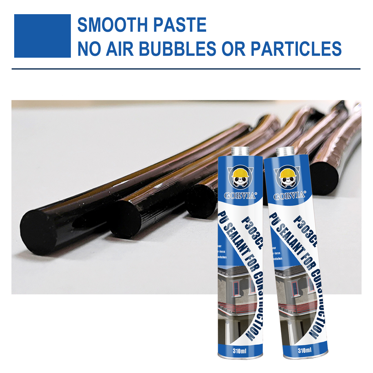 Low Modulus Pu Sealant For Construction - Color: White Gray