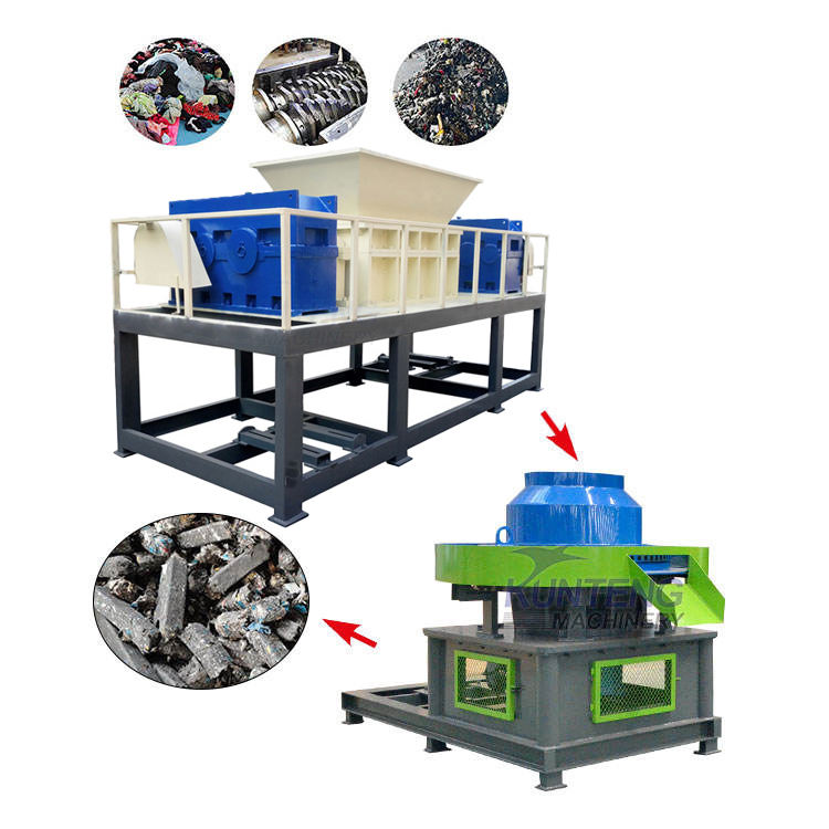 Solid Waste Shredder And Rdf Fuel Rod Forming Machine - Automatic Grade: Automatic
