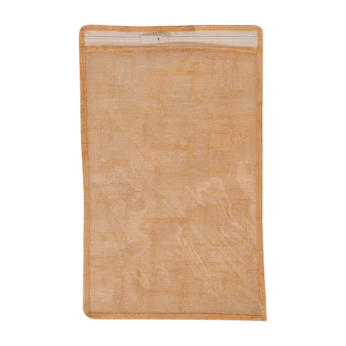 Cream Plain Pvc Non Woven Saree Packing Bags