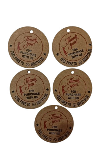 Kraft Paper Round Hang Tag