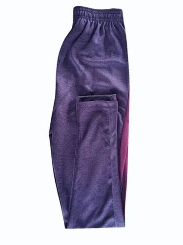 Purple Cotton Track Pant
