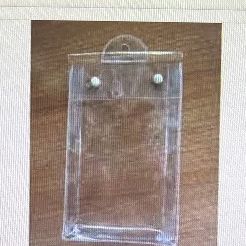 Pvc pouch button