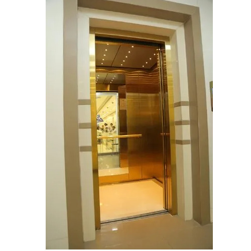 Residential Gold Finish Elevator