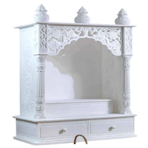 White Marble Home Temple