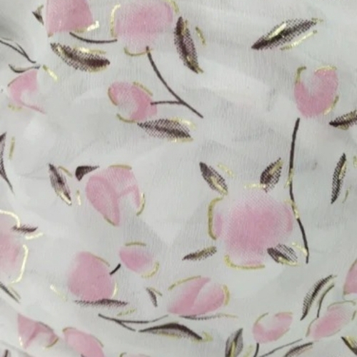 Flower print fabric