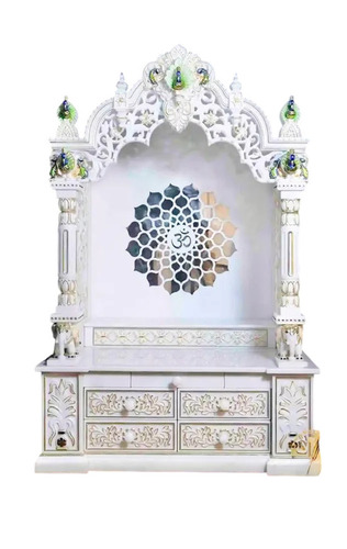 Makrana Super White Marble Temple
