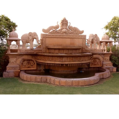 Outdoor Sandstone Water Fountain