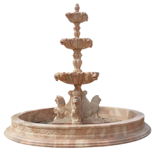 Pink Marble Fountain