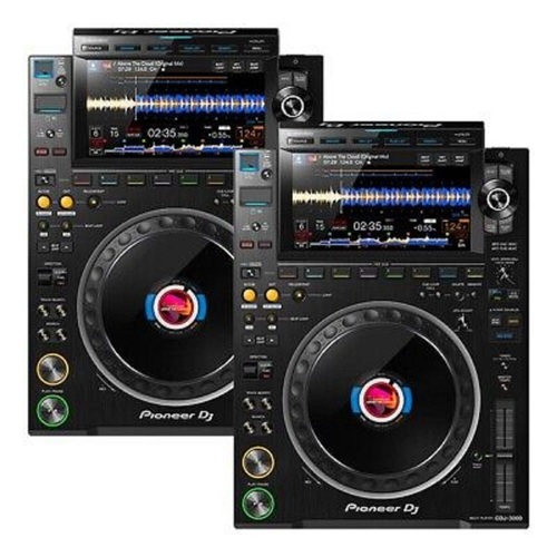 Pioneer Dj Cdj-3000 2 Pair + Djm-V10 Dj Controller Mixer - Material: Aluminum Alloy