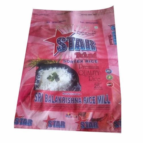 Rectangle Basmati Rice Bag