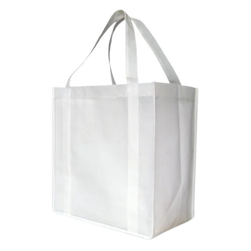 White Non Woven Shopping Bag