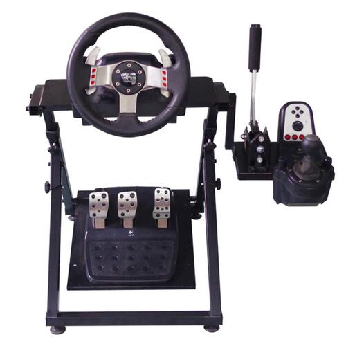 Xfeagle Tilt Adjustable Steering Racing Ergonomic Steel Wheel Stand for Logitech G29 Gaming Wheel- Supporting G920 G27 G25 Thrustmaster T500RS, T300RS, TX Ferrari F458 Fanatec PS4 Xbox PC