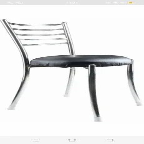 01 Stainless Steel Round Dining Chair