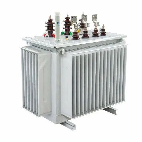 630kVA Three Phase Oil Cooled Distribution Transformer - Copper Winding, 11kV/433V | Cast Iron Material, Industrial Use